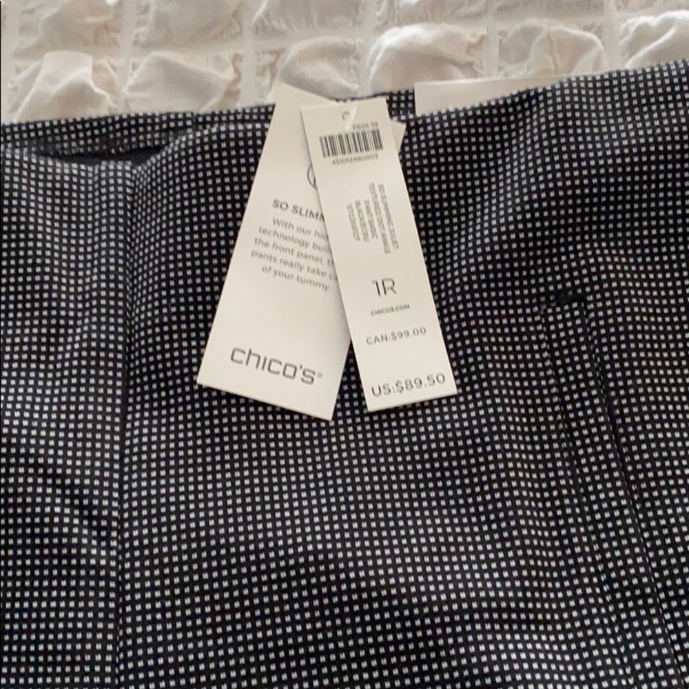 Chico’s stretch check pant